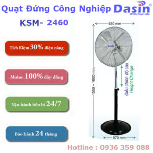 Quạt Đứng Công Nghiệp Dasin KSM-2460