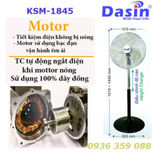 Báo Giá Quạt Đứng Công Nghiệp Dasin KSM-1845