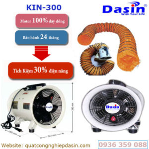 Báo Giá Quạt Hút Công Nghiệp Dasin KIN-300