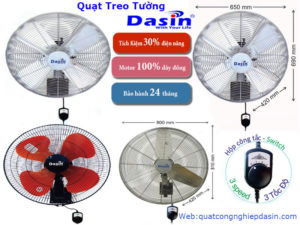 Báo Giá Quạt Treo Tường Công Nghiệp Dasin