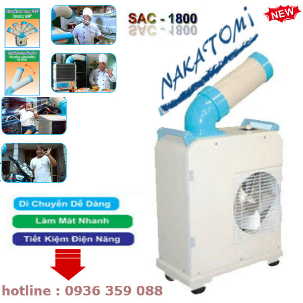 Máy Lạnh Di Động nakatomi SAC-1800 giá rẻ
