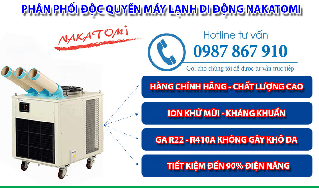 Máy lạnh di động Nakatomi SAC 7500