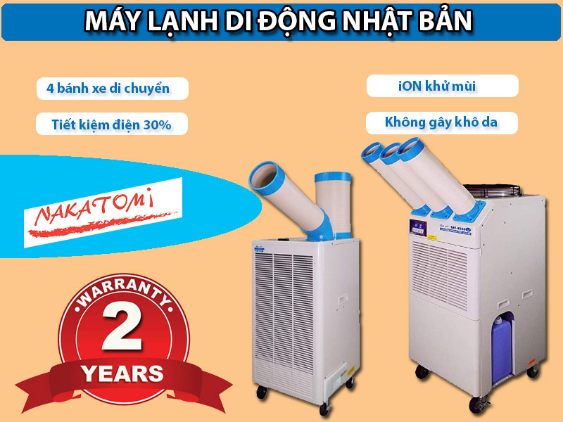 Máy lạnh di động công nghiệp chất lượng cao tại Bắc Giang
